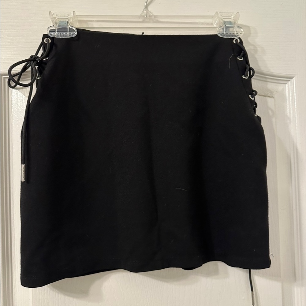 Lace up skirt
